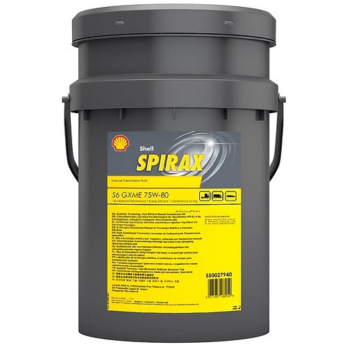 Shell 550074191 Spirax S6 GXME 75W-80 Gear Oil 20 L