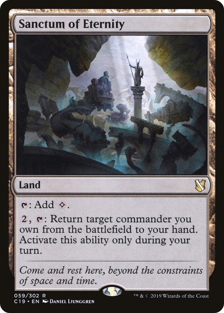 Sanctum of Eternity [Commander 2019] Magic MTG