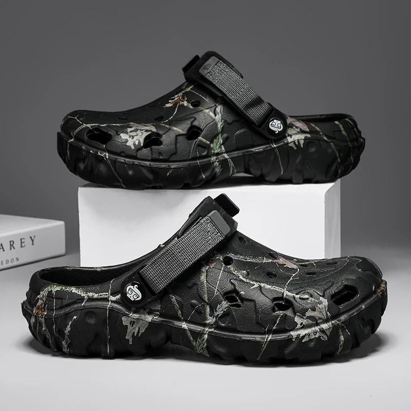 Men\'s All Terrain Clogs Waterproof Slip On Shoes Outdoor Garden Casual