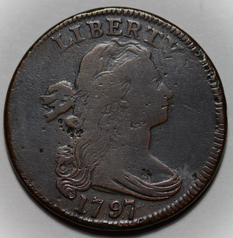 1797 Draped Bust Large Cent - Reverse of 97 (S-137)