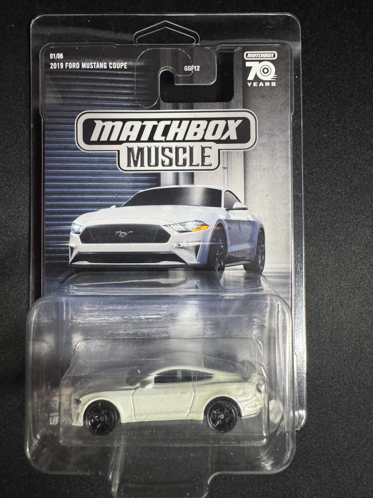 NEW 2023 70YEARS MATCHBOX MUSCLE 2019 FORD MUSTANG COUPE W/ CASE