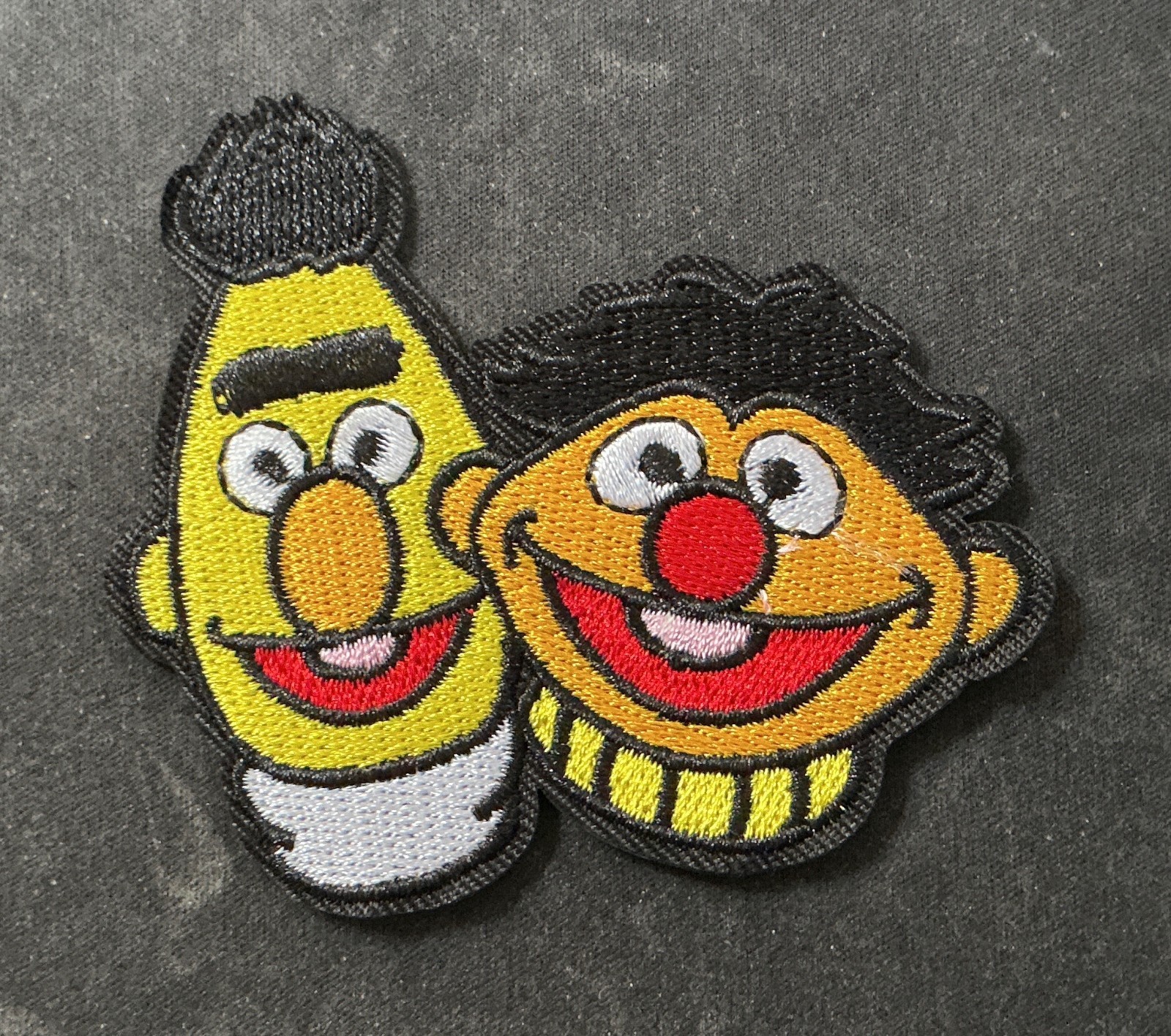 SESAME STREET - BERT & ERNIE - Embroidered Iron-On Patch SESAME STREET - BERT & ERNIE - Embroidered Iron-On Patch