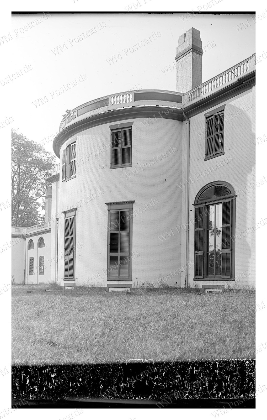 Waltham Massachusetts circa 1900 Governor Gore Mansion Rear Standard Postcard Waltham Massachusetts circa 1900 Governor Gore Mansion Rear Standard Postcard