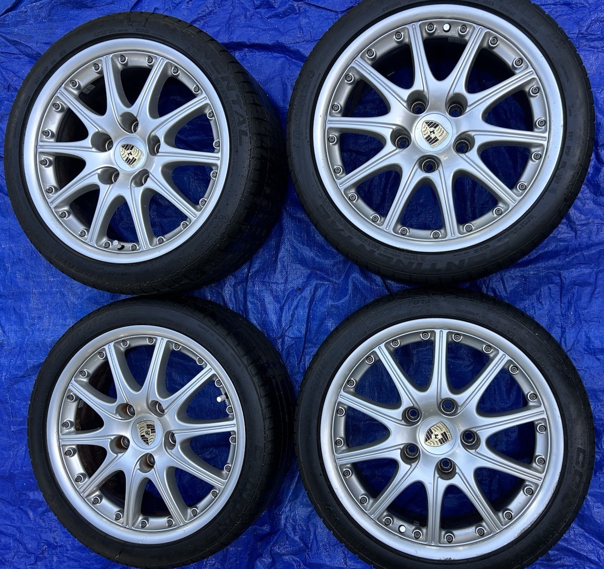 Porsche 911 OEM 18” BBS Sport Design  993 996 986 GT3 Wheels 18x7.5  18x9