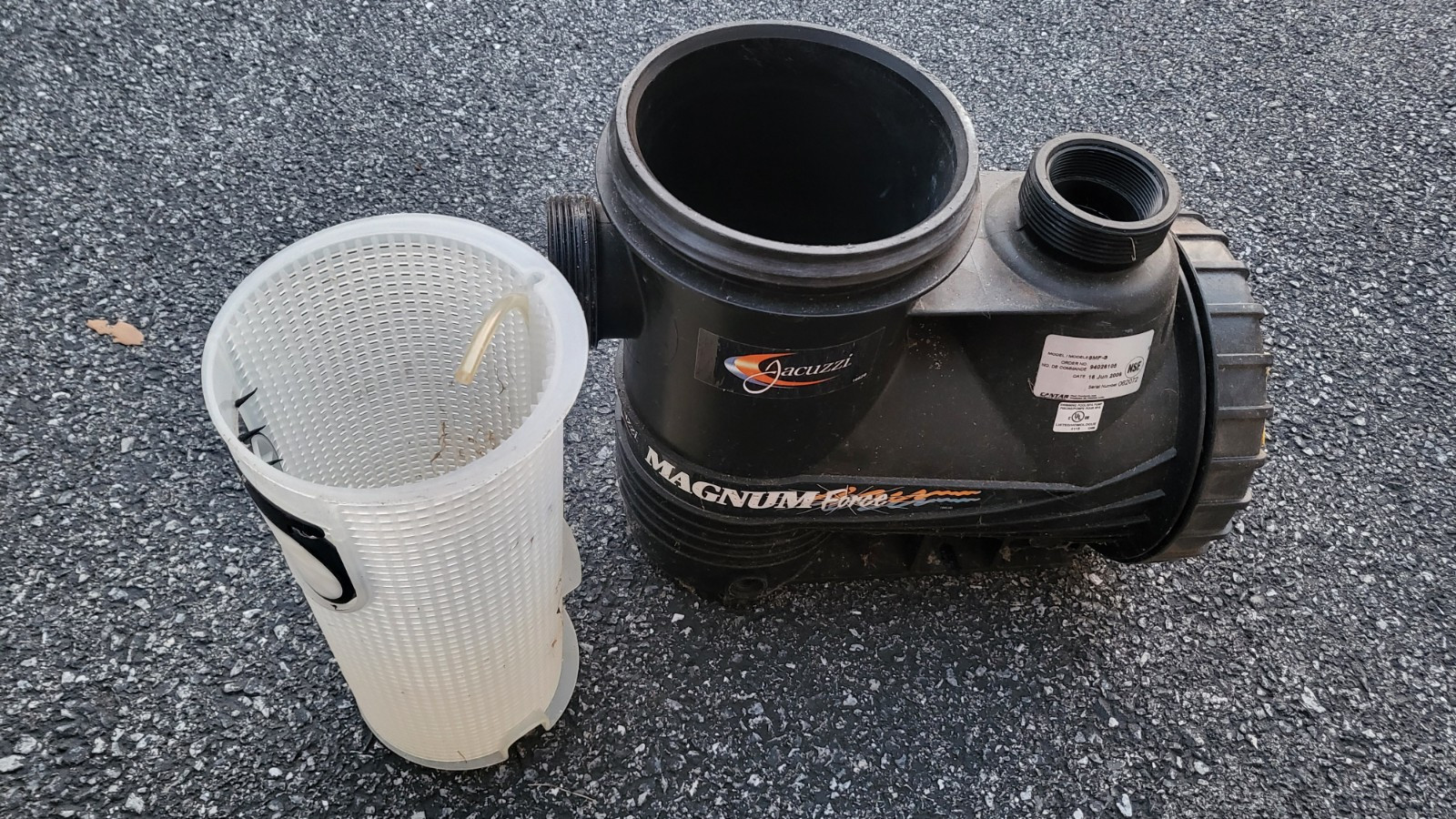 Trap/Pump Body, MAGNUM FORCE USED Trap/Pump Body, MAGNUM FORCE USED