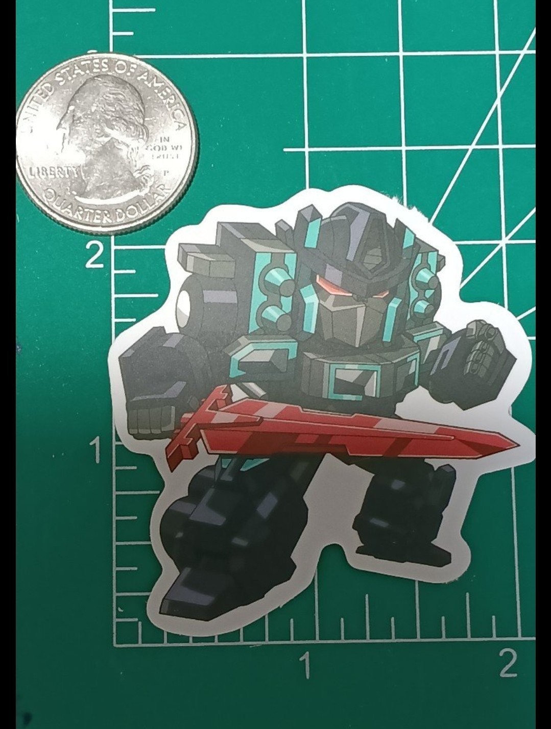 TRANSFORMERS X NEMESIS PRIME STICKER X HIGH-GLOSS DIE-CUT STICKER X 2X2 INCHES X TRANSFORMERS X NEMESIS PRIME STICKER X HIGH-GLOSS DIE-CUT STICKER X 2X2 INCHES X