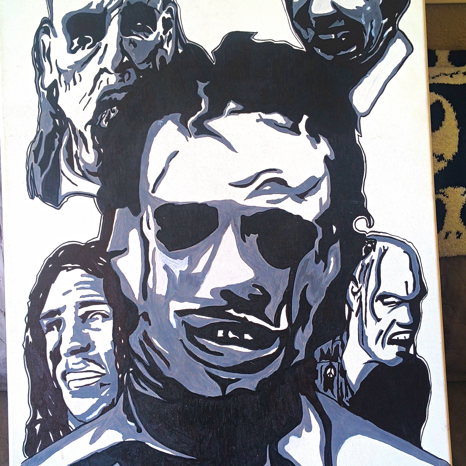 Original Hand Drawn/Painted Sawyer's Family Portrait (Texas Chainsaw Massacre) Original Hand Drawn/Painted Sawyer's Family Portrait (Texas Chainsaw Massacre)