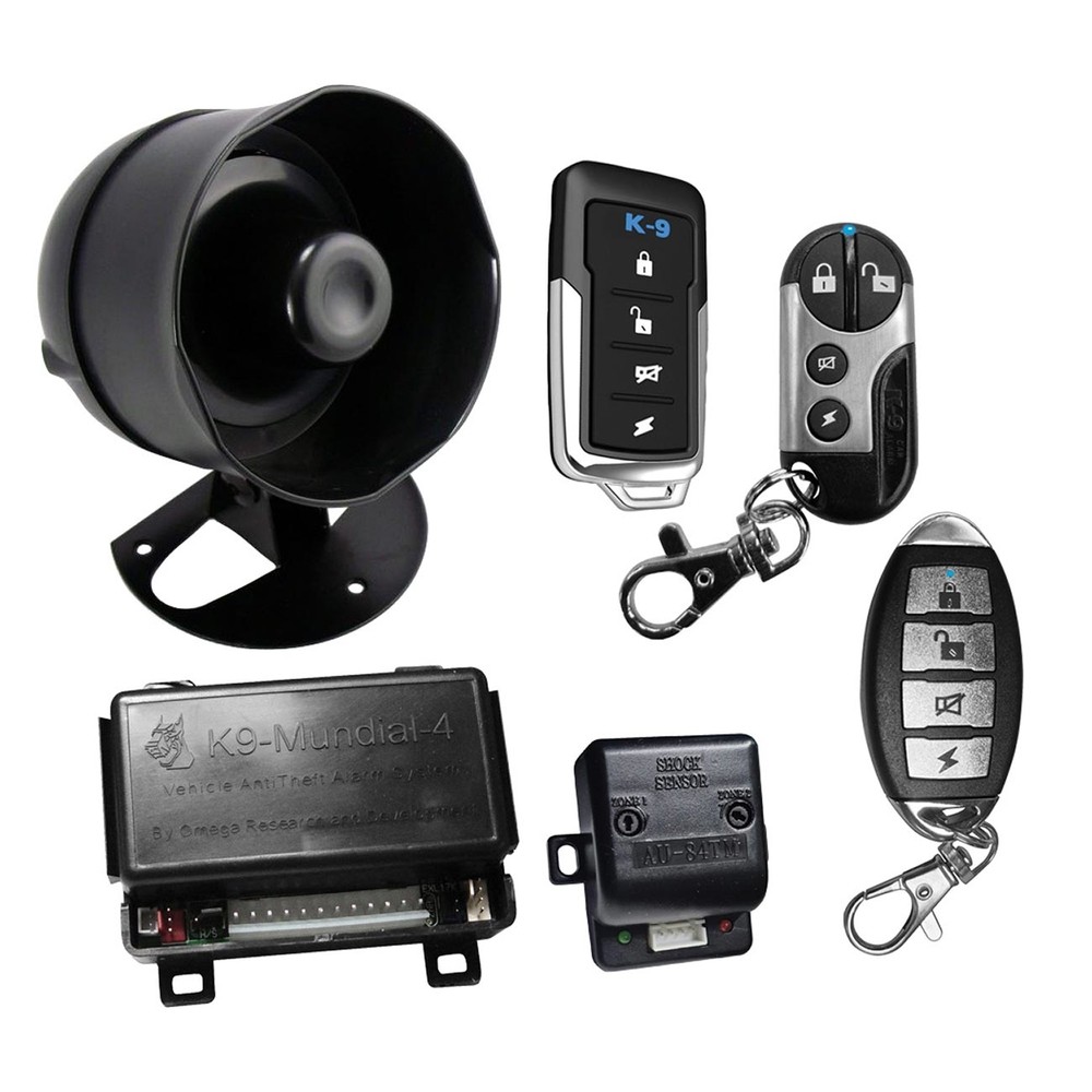 Excalibur Alarms Mundial-6 K-9 Car Alarm Keyless Entry Includes 3 Different