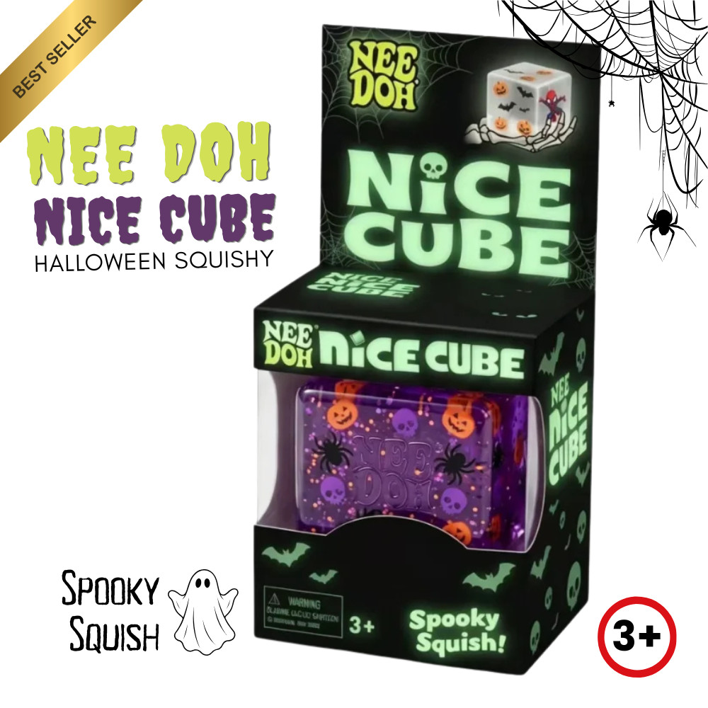 Nee-Doh-Halloween Nice Cube , Spooky Squish Schyling Halloween Squishy