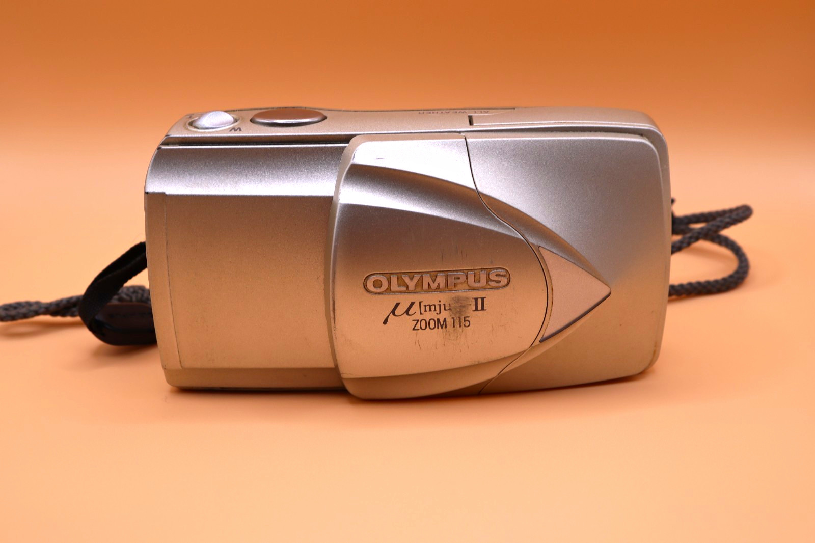 Olympus mju II Zoom 115 Silver 35mm Point & Shoot Film Camera Olympus mju II Zoom 115 Silver 35mm Point & Shoot Film Camera