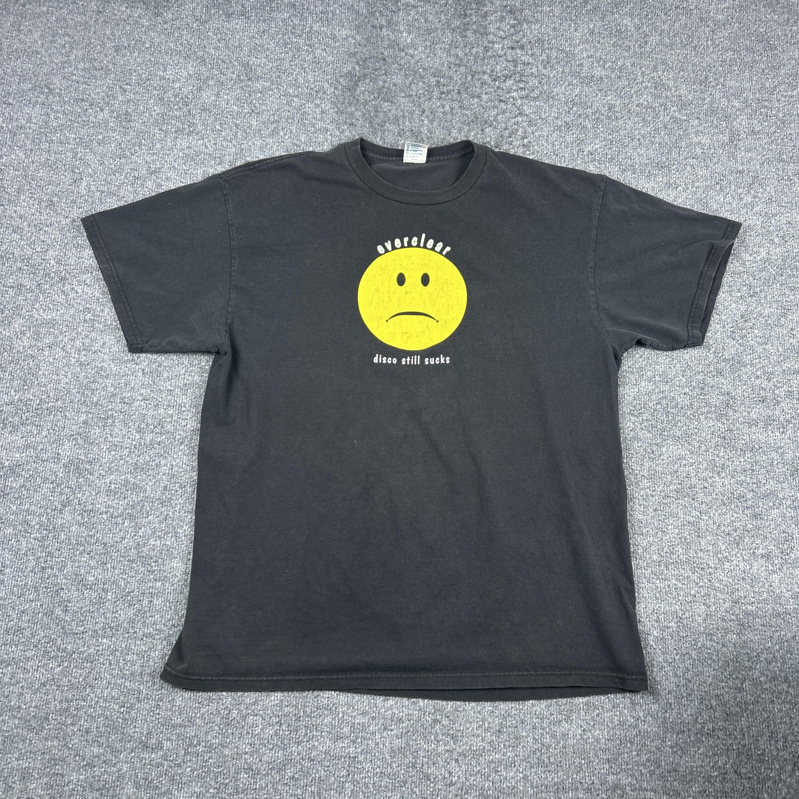 Vintage Everclear Shirt Mens XL Black Disco Still Sucks Tour Tee 2000 Radio