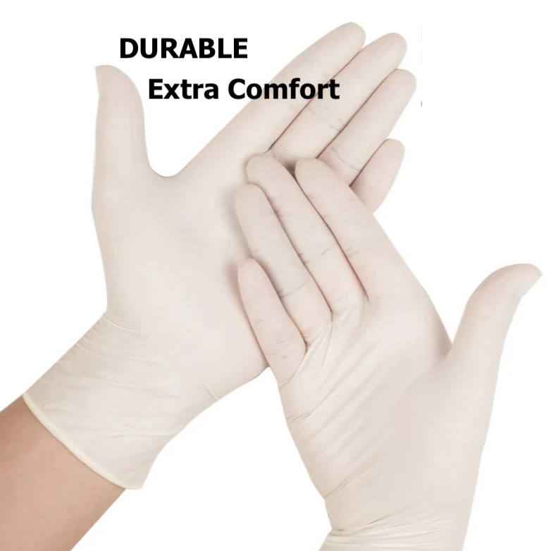 100 PCS Latex & Latex Examination & Nitrile Gloves Powder Free 100 PCS Latex & Latex Examination & Nitrile Gloves Powder Free