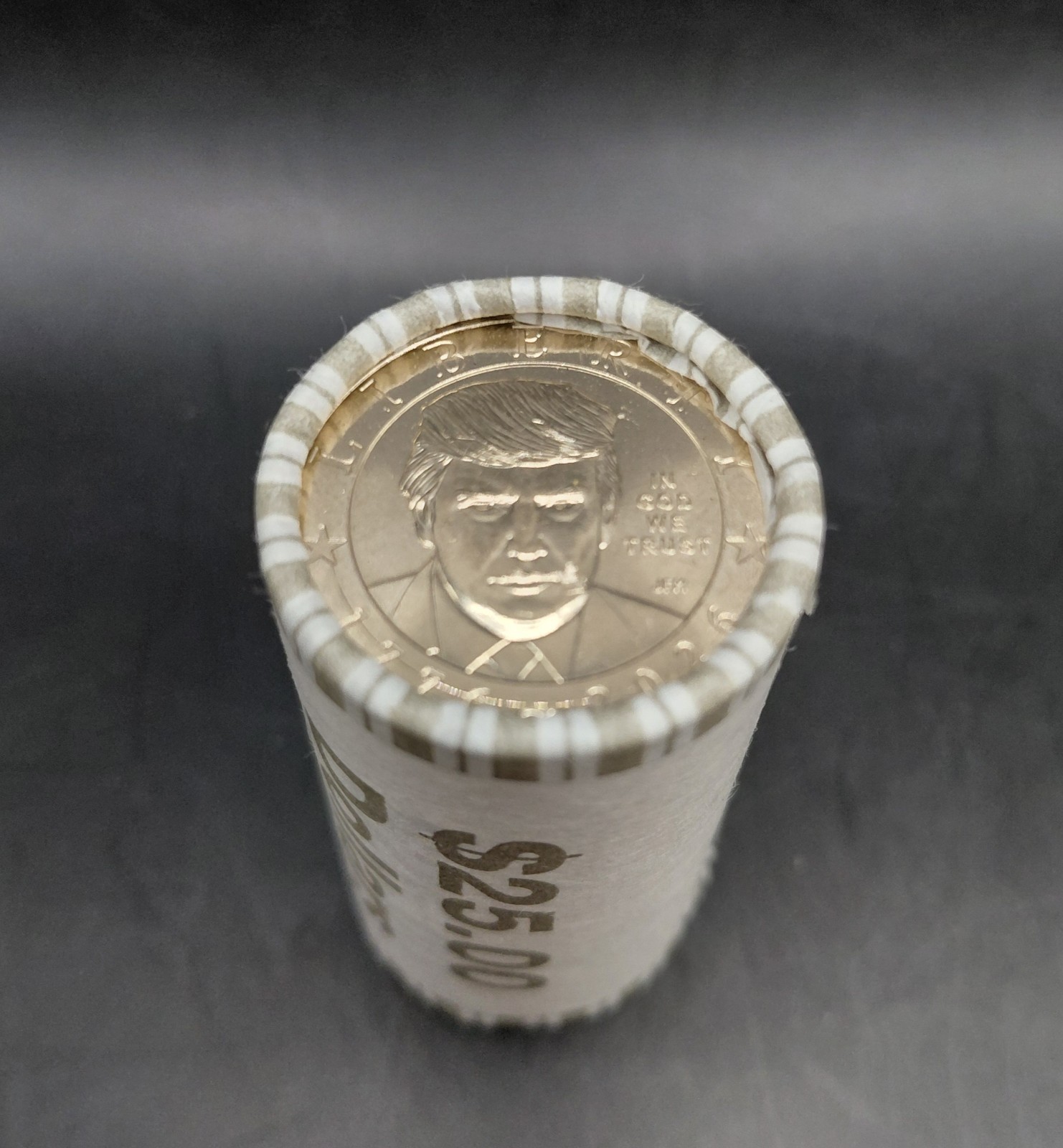 2026 President Donald J. Trump P Philadelphia SemiQ $1 Dollar $25 Roll - IN HAND
