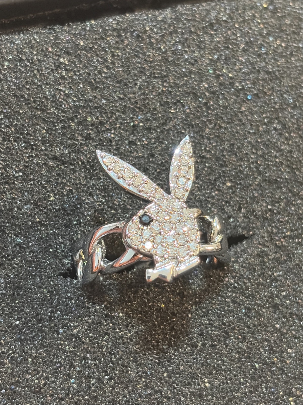 Playboy Bunny X Dalmata Ring Unisex Size 6 NEW In Box Sealed