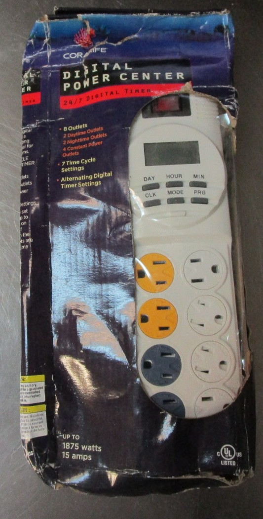 Coralife Digital Power Center ( damaged Box) Read Description (New Other)