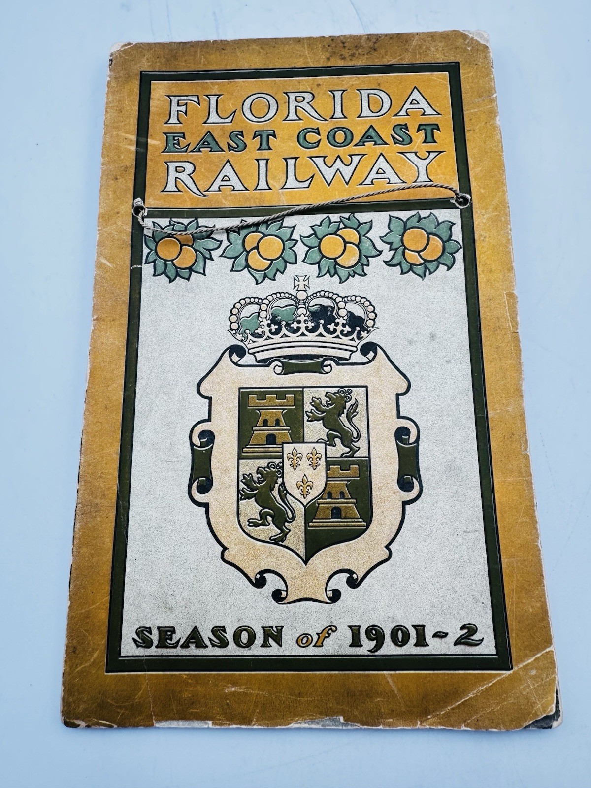 Rare 1901 Florida East Coast Railway Brochure Season of 1901-2 Flagler Train