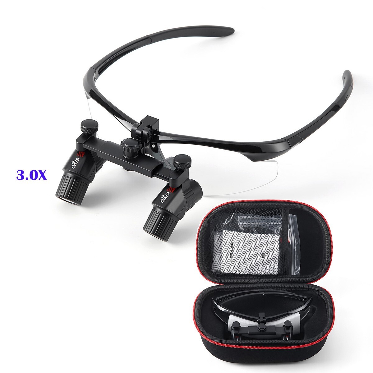 3.0x-6x Dental Surgical Medical Loupes Magnifier Binocular Ergo Magnifying Glass