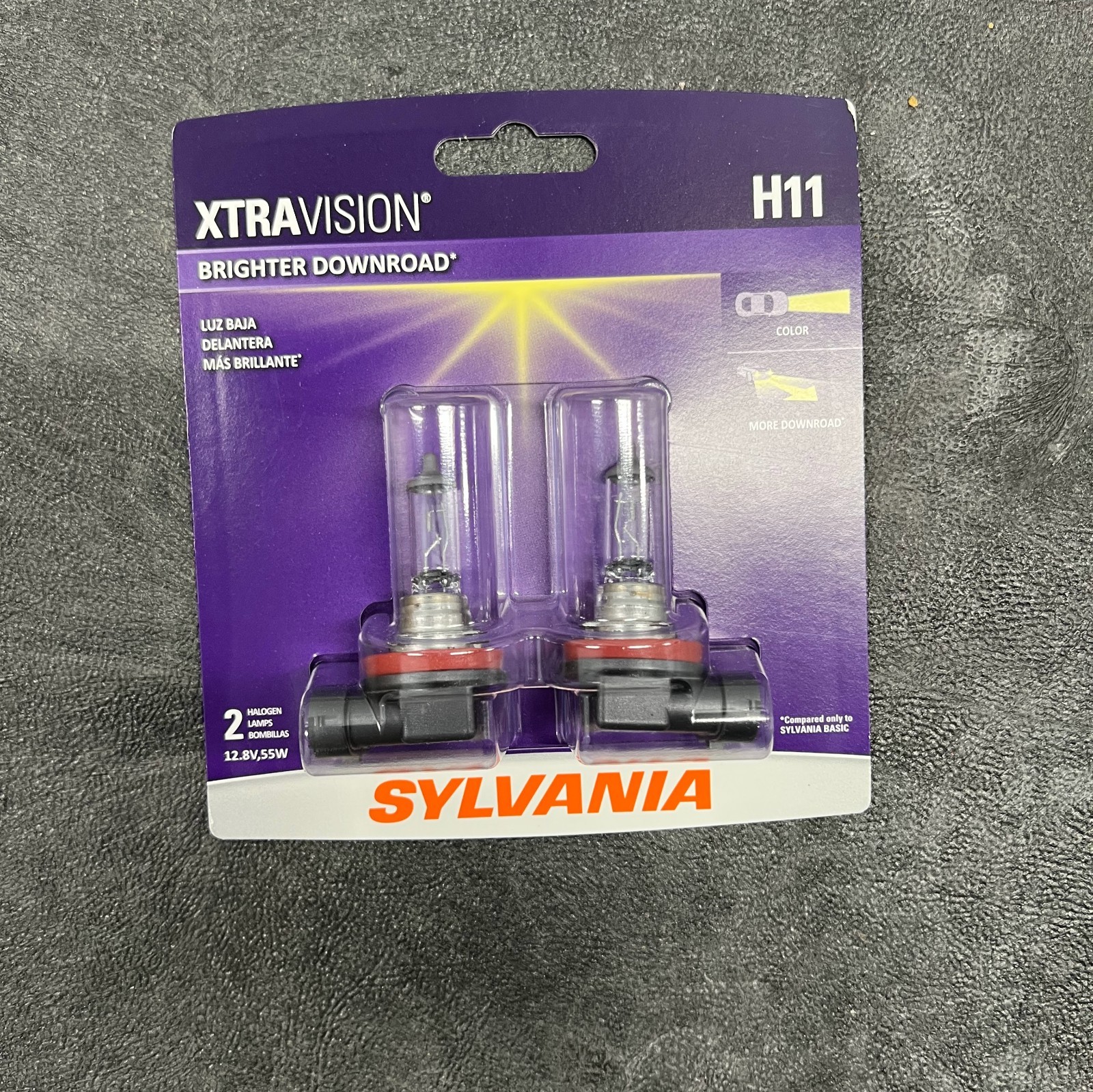 SYLVANIA H11 XtraVision High Performance Halogen Headlight Bulbs New Sealed SYLVANIA H11 XtraVision High Performance Halogen Headlight Bulbs New Sealed