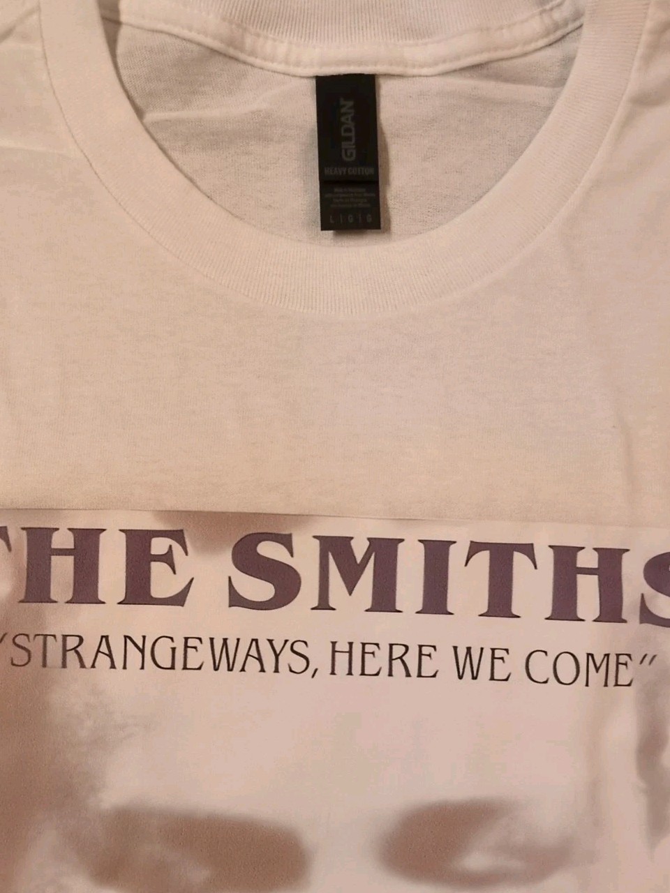 The Smiths Strangeways, Here We Come 1987 Promo Gold & Grey White Rare Large L The Smiths Strangeways, Here We Come 1987 Promo Gold & Grey White Rare Large L