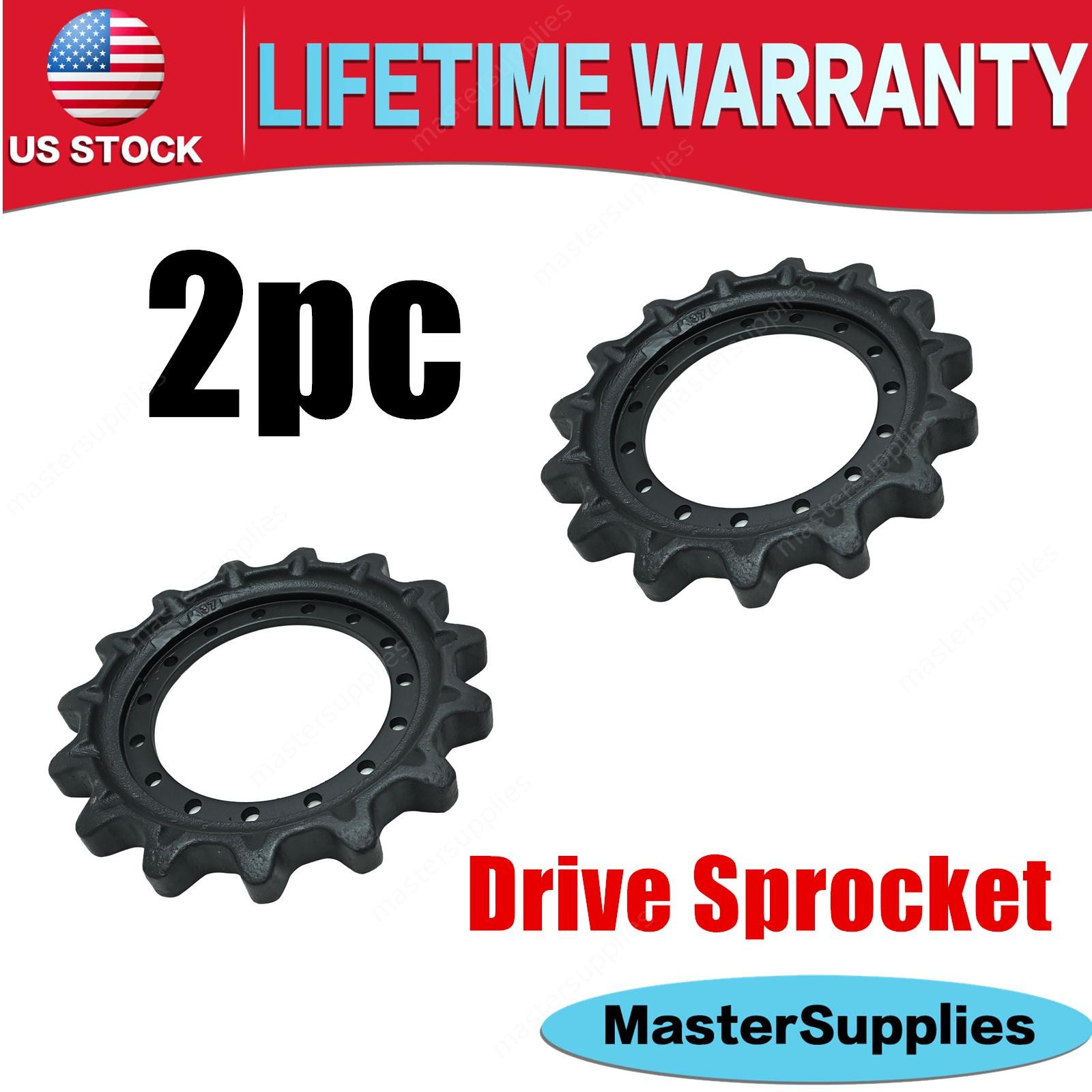 2PC Drive Sprocket For Bobcat T450 T595 T590 T550 7204050 Gehl RT165 7204050