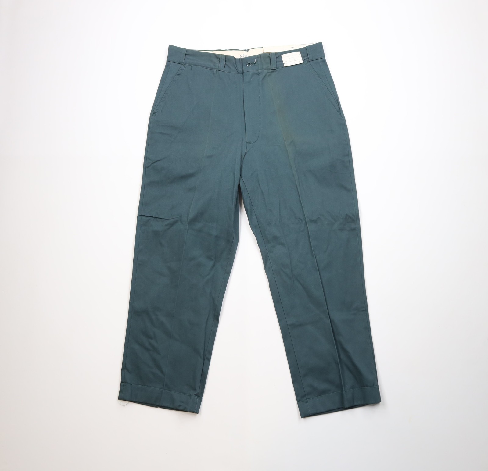 Deadstock Vtg 60s Mens 36x28 Boatsail Sanforized Cotton Twill Pants Green USA Deadstock Vtg 60s Mens 36x28 Boatsail Sanforized Cotton Twill Pants Green USA