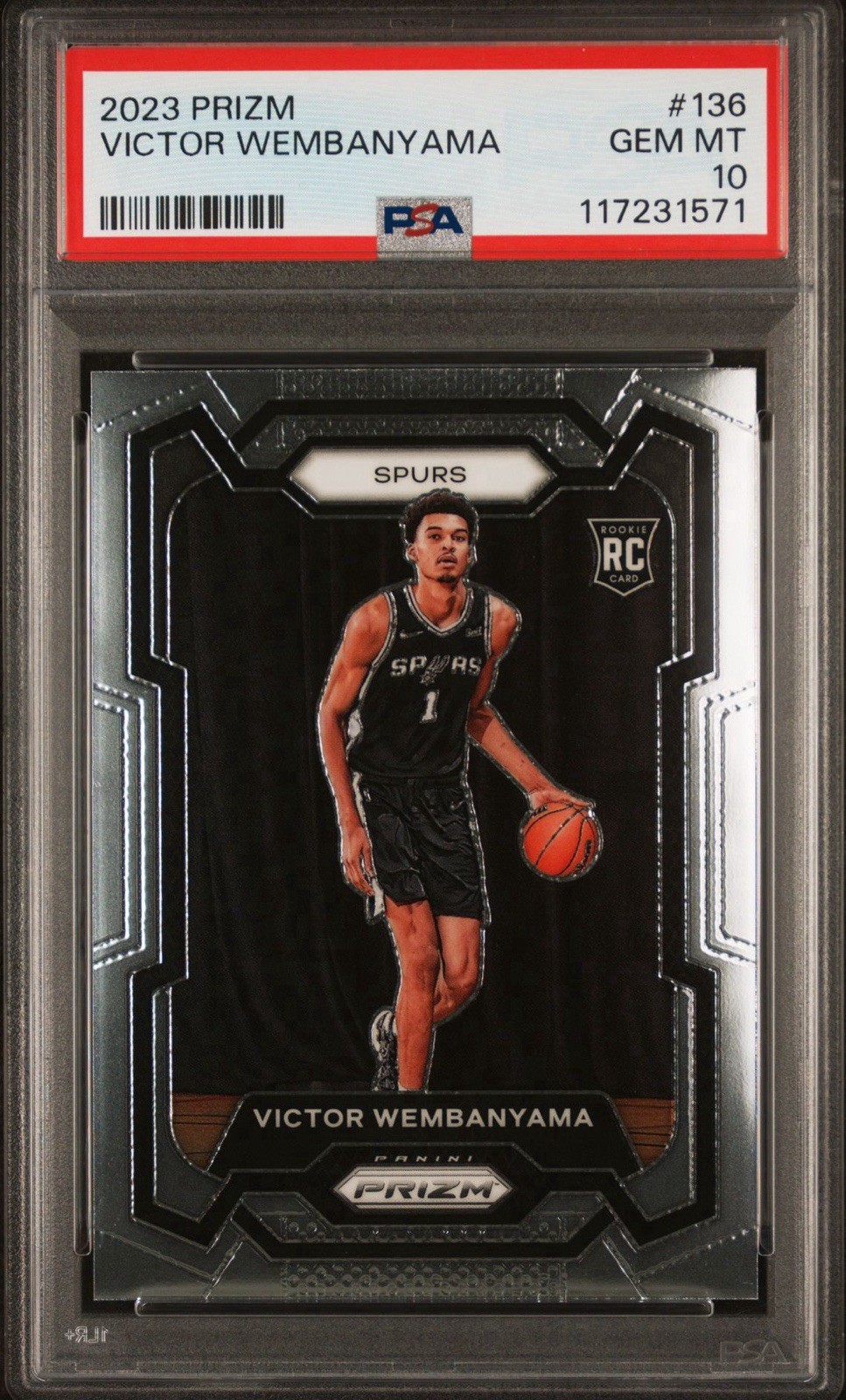 🔥PSA 10 Panini Prizm Victor Wembanyama RC Rookie #136 Spurs GEM MINT👽🦄 🔥PSA 10 Panini Prizm Victor Wembanyama RC Rookie #136 Spurs GEM MINT👽🦄