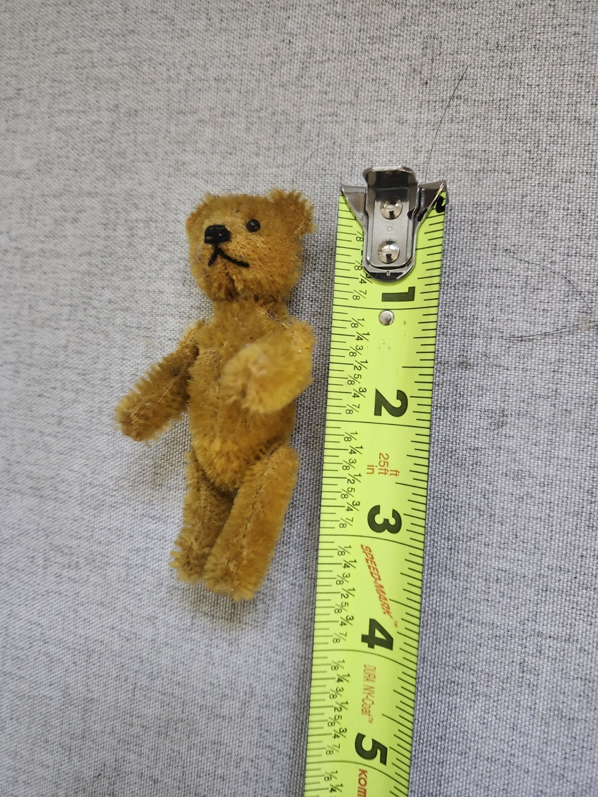 RARE Antique Miniature Mohair 3.5 RARE Antique Miniature Mohair 3.5