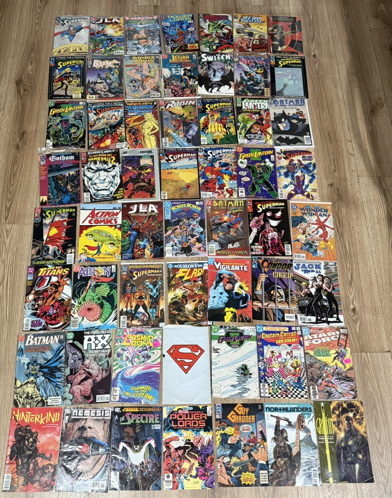 Vintage DC Comic Book Lot Of 56 