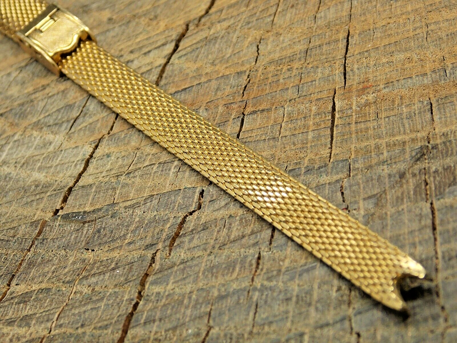 Vintage Speidel USA NOS Unused Watch Band C-Ring Sliding Clasp Gold Filled Mesh Vintage Speidel USA NOS Unused Watch Band C-Ring Sliding Clasp Gold Filled Mesh