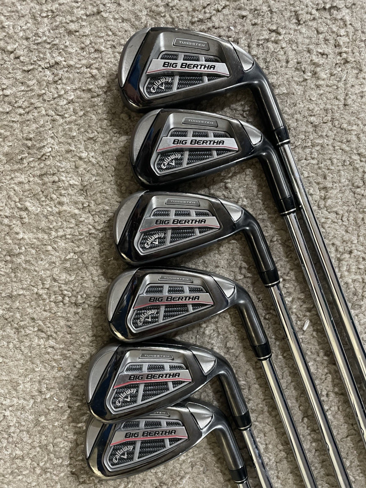 Callaway Big Bertha OS Iron Set 6-9 True Temper Speed Step 80 S Flex RH Callaway Big Bertha OS Iron Set 6-9 True Temper Speed Step 80 S Flex RH