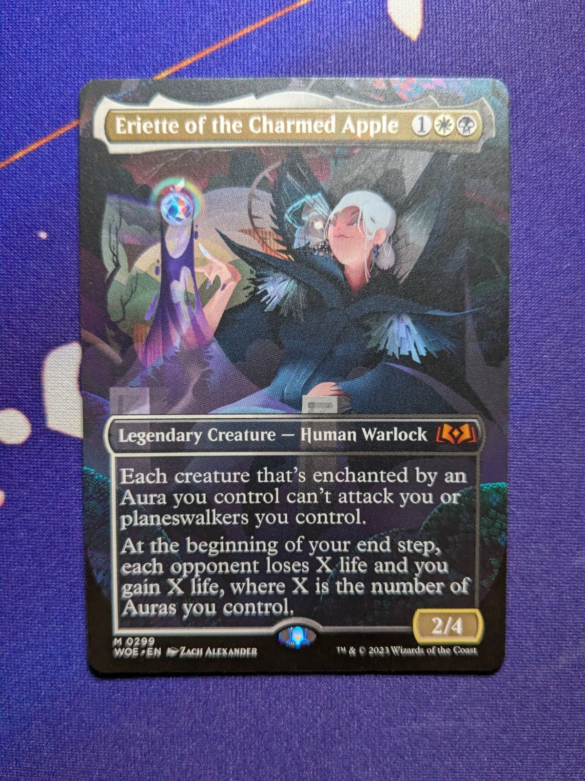 1x Eriette of the Charmed Apple (Borderles) - NM - Wilds of Eldraine - WOE - 299 1x Eriette of the Charmed Apple (Borderles) - NM - Wilds of Eldraine - WOE - 299