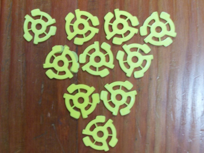 10 New Yellow 45 RPM 7