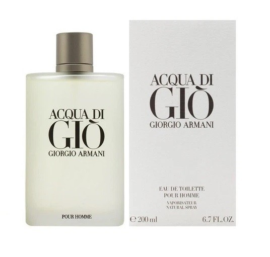 ACQUA DI GIO BY GIORGIO ARMANI 6.7 OZ Eau De Toilette Spray New & Sealed ACQUA DI GIO BY GIORGIO ARMANI 6.7 OZ Eau De Toilette Spray New & Sealed