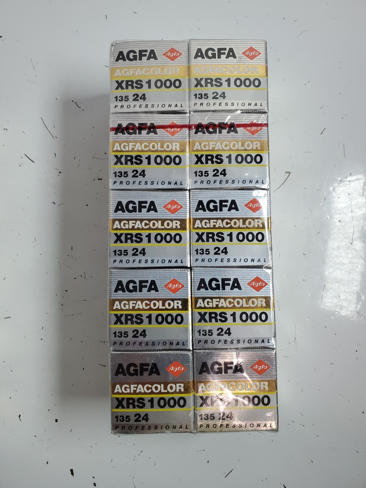 AGFA XRS 1000 - 135 / 24  - 10 Pack - AGFACOLOR - NEW Sealed