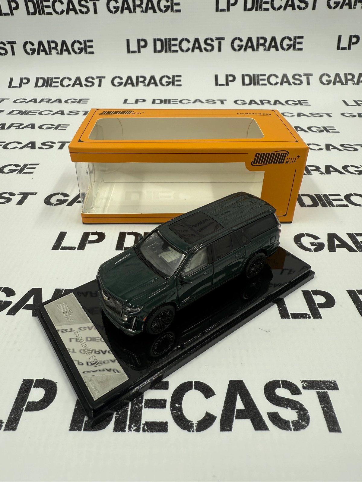 GCD Shadow PRO 2023 Cadillac Escalade ESV Green 1:64 Diecast GCD Shadow PRO 2023 Cadillac Escalade ESV Green 1:64 Diecast