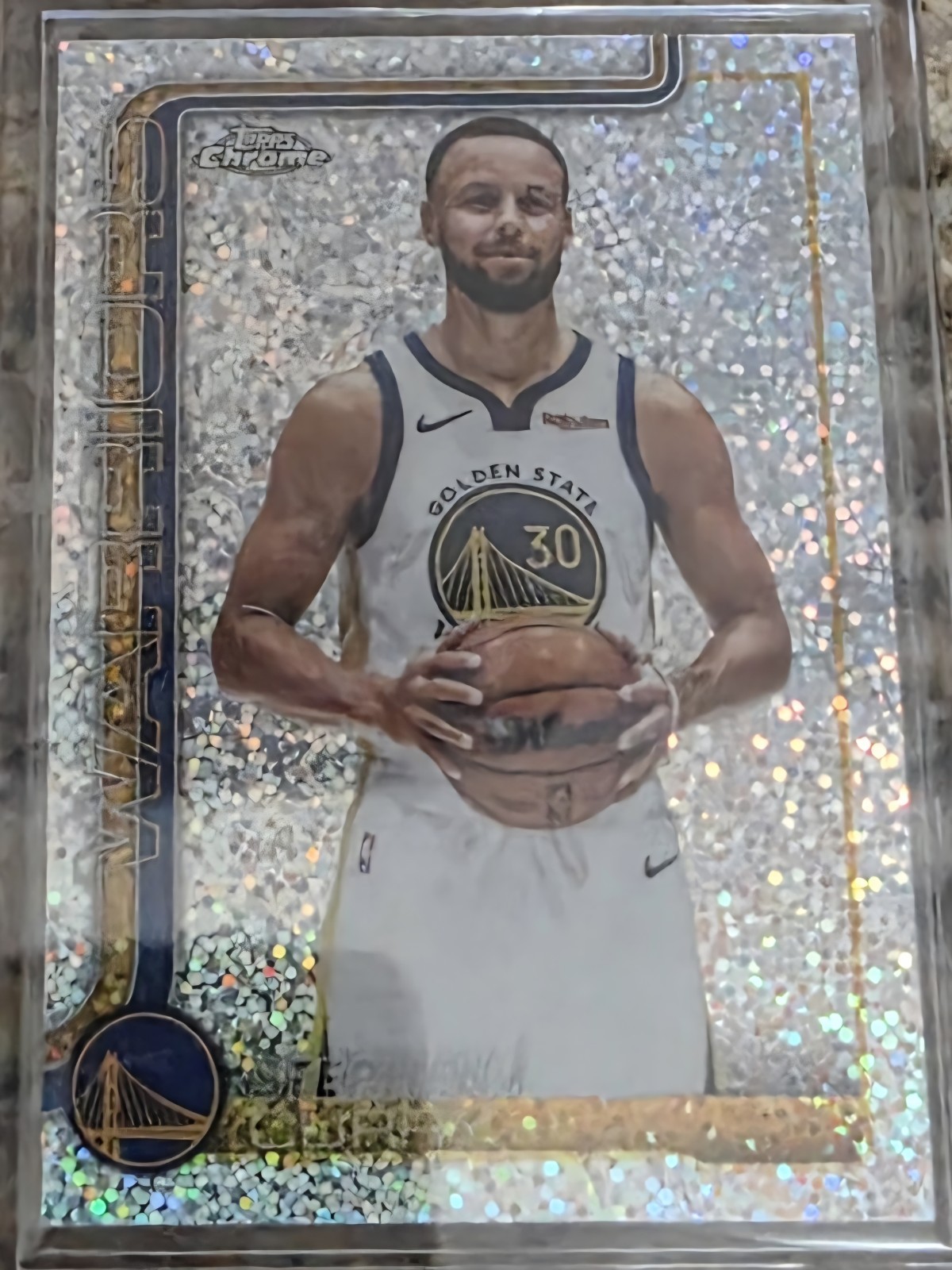 2025-26 Topps Chrome Update #14 Stephen Curry - Image Variation Speckle SSP 2025-26 Topps Chrome Update #14 Stephen Curry - Image Variation Speckle SSP
