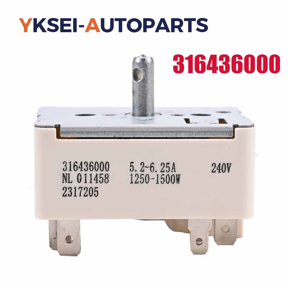 316436000 PS1145039 Range Stove Burner Infinite Control Switch For Frigidaire US