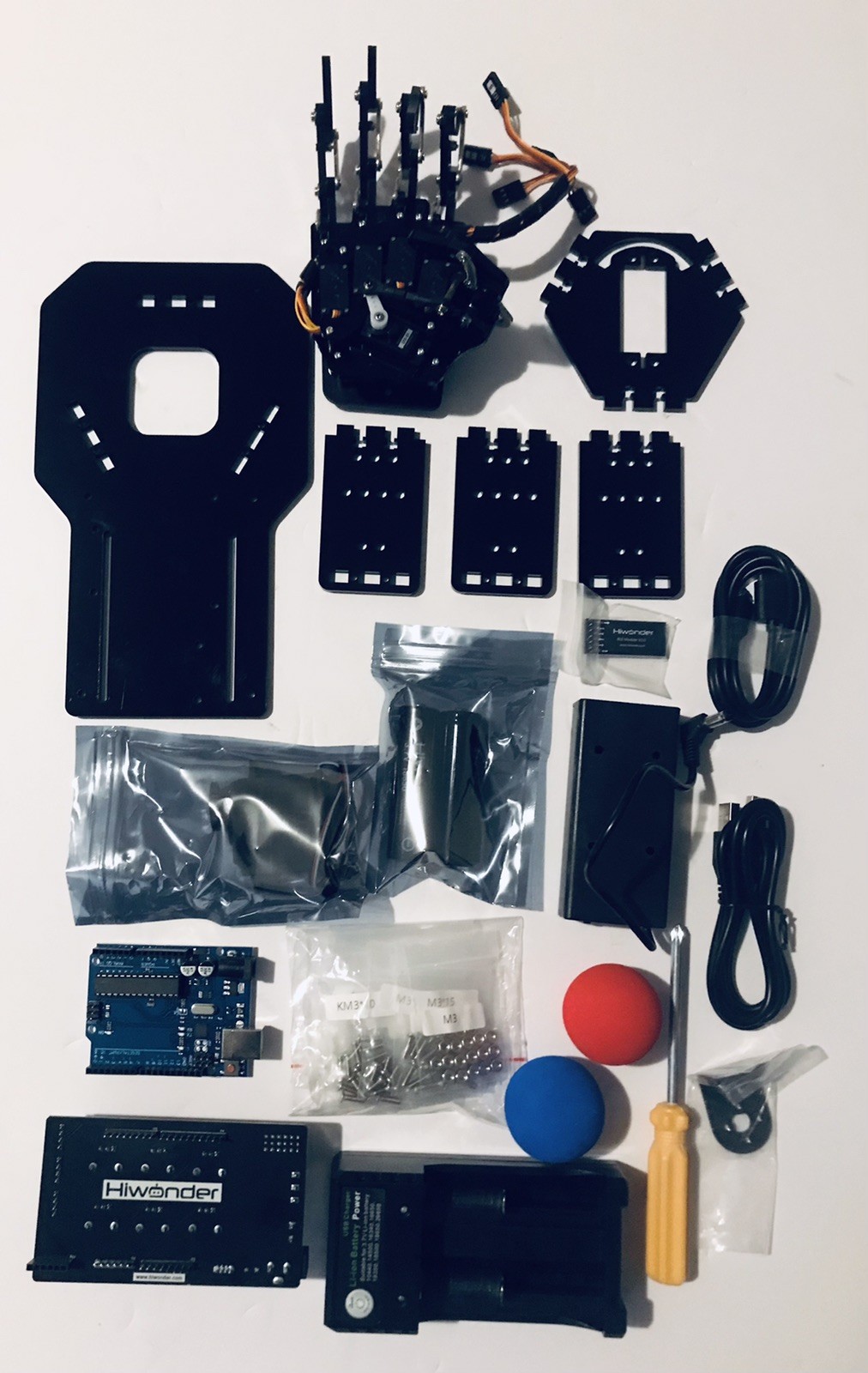 Brand New Hiwonder uHand Robotic Hand Programmable Robot Right Hand. Brand New Hiwonder uHand Robotic Hand Programmable Robot Right Hand.