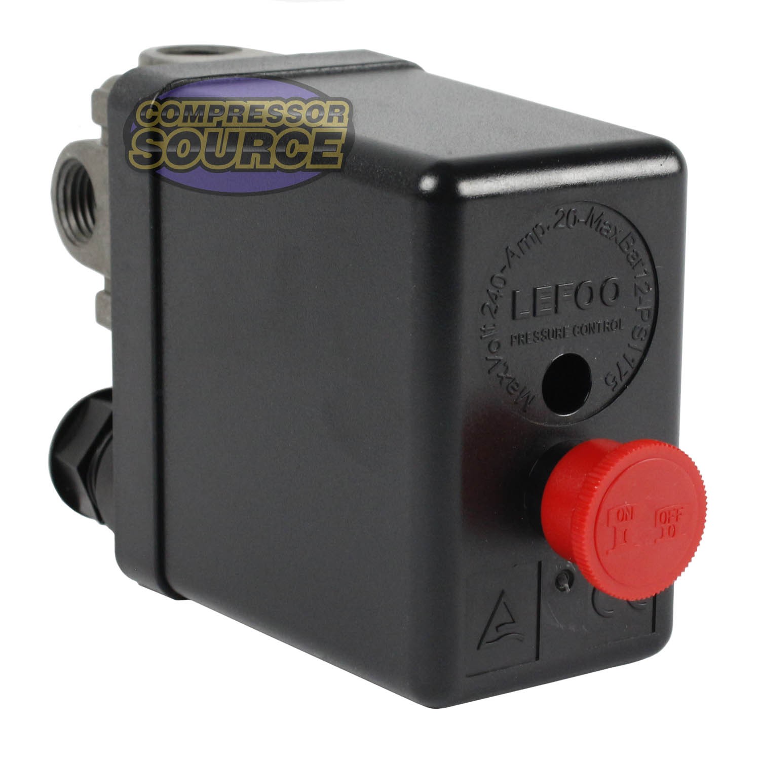 Lefoo 95-125 PSI 4 Port Pressure Switch Fits Hitachi Dewalt Emglo Compressors Lefoo 95-125 PSI 4 Port Pressure Switch Fits Hitachi Dewalt Emglo Compressors