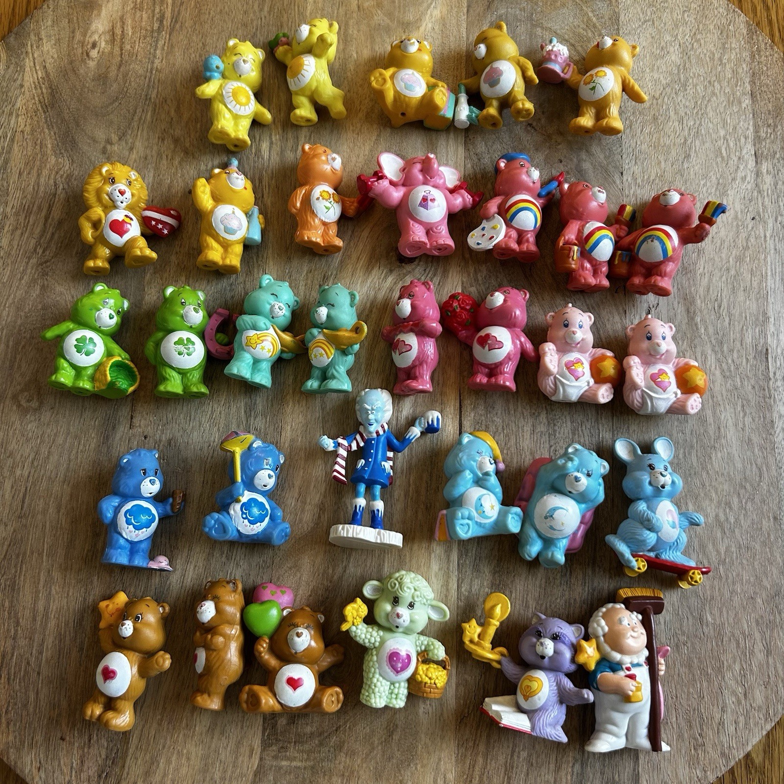 Vintage 1980s Care Bear Poseable Figure Lot of 32