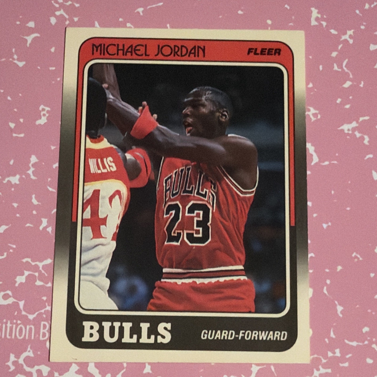 1988 Fleer Basketball MICHAEL JORDAN #17 Rare (J)-Error Card In Chjcago On Bck💎 1988 Fleer Basketball MICHAEL JORDAN #17 Rare (J)-Error Card In Chjcago On Bck💎