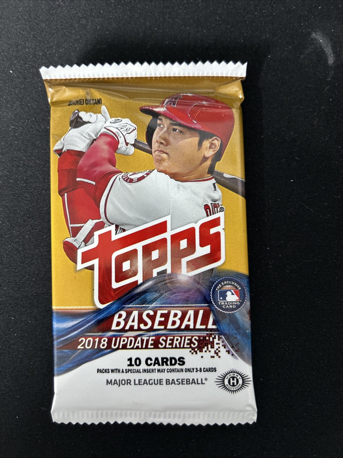2018 Topps Update Baseball HOBBY 10 Card Pack From Sealed Box Ohtani? 2018 Topps Update Baseball HOBBY 10 Card Pack From Sealed Box Ohtani?