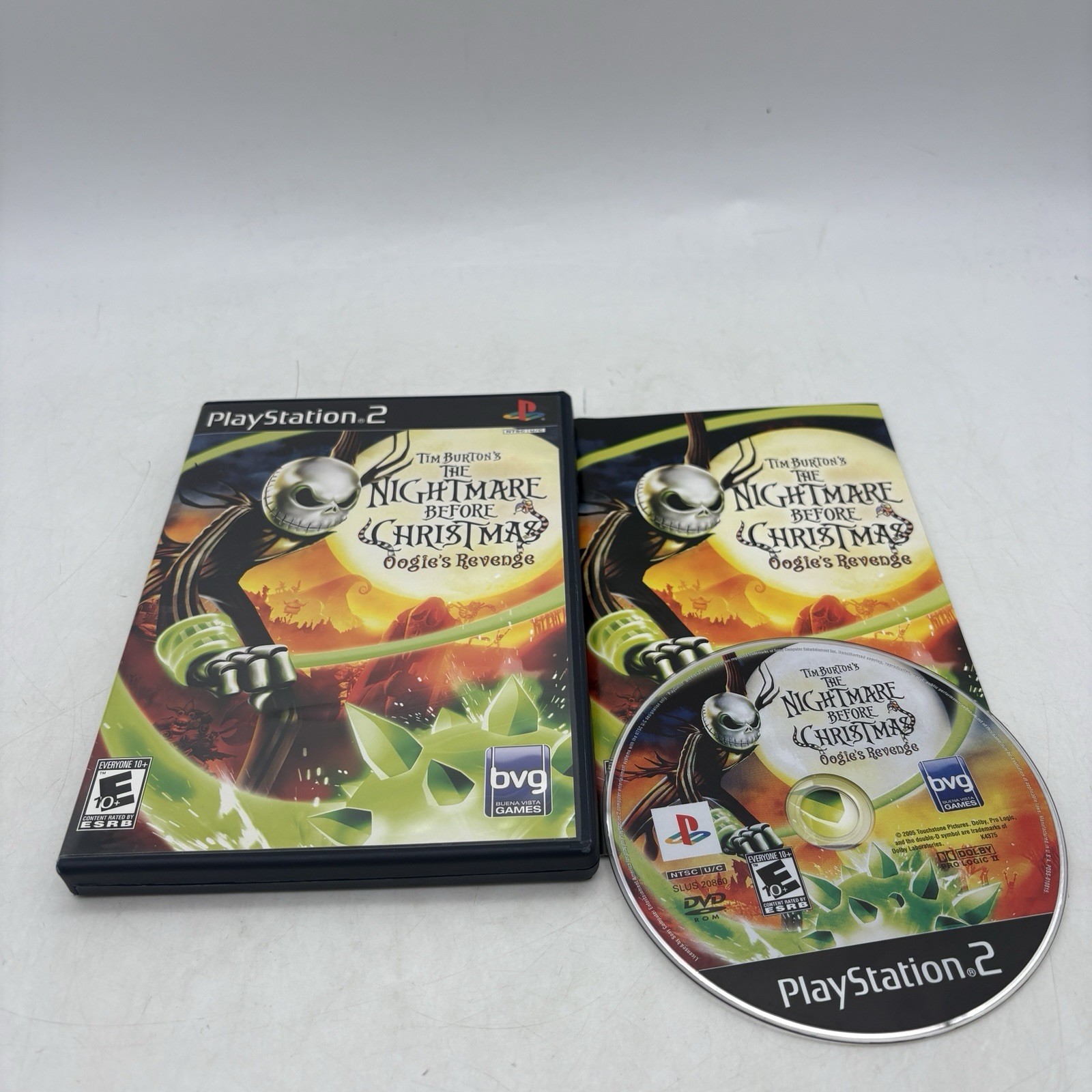 The Nightmare Before Christmas Oogie's Revenge PlayStation 2 Complete CIB Tested The Nightmare Before Christmas Oogie's Revenge PlayStation 2 Complete CIB Tested