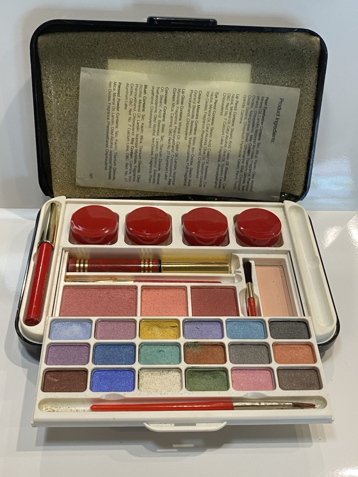 RARE VINTAGE MADELEINE MONO BEAUTY PALLET SET EYESHADOW BLUSH LIP GLOSS & MORE