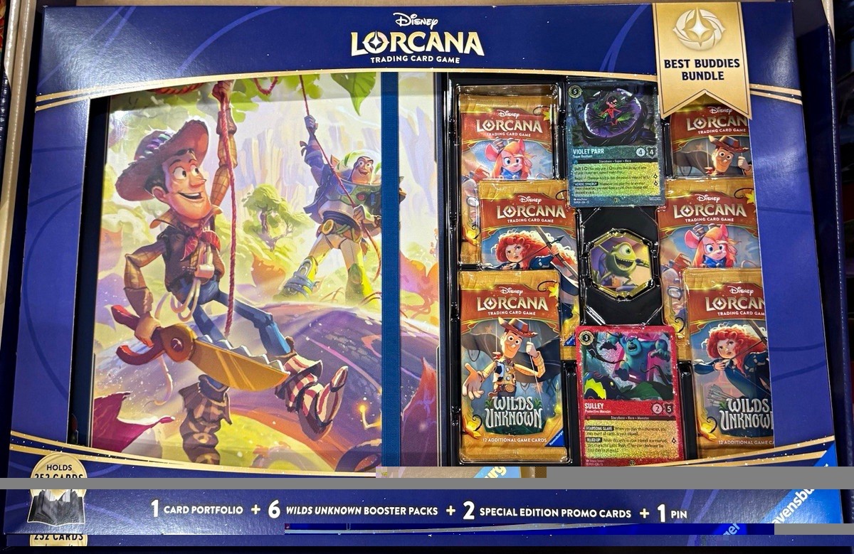 Disney Lorcana TCG Wilds Unknown Best Buddies Bundle Box Costco Exclusive Sealed Disney Lorcana TCG Wilds Unknown Best Buddies Bundle Box Costco Exclusive Sealed