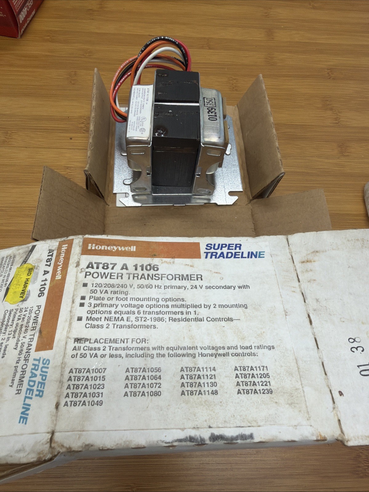 🔥New Honeywell AT87A1106 Power Transformer 🔥New Honeywell AT87A1106 Power Transformer