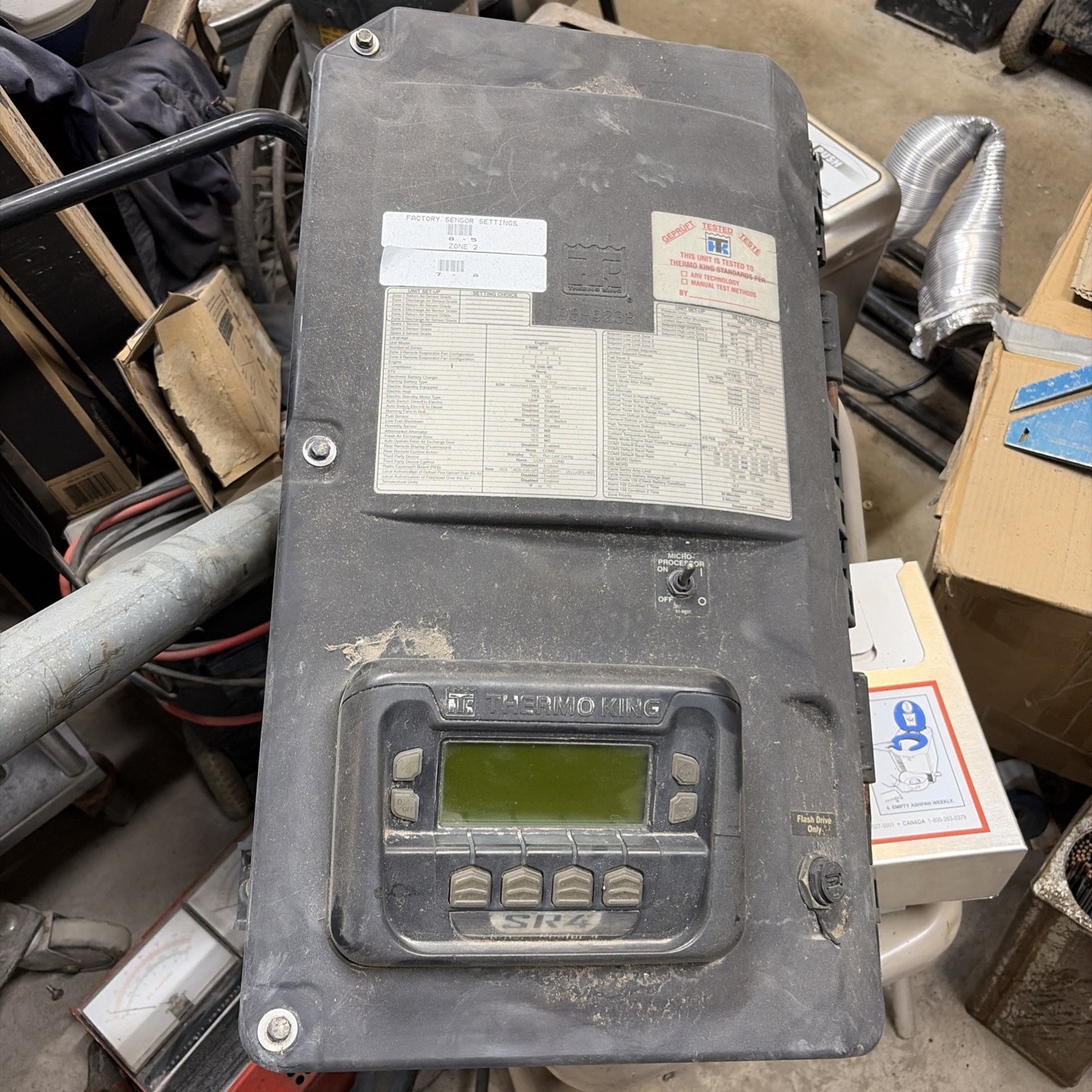 Oem Thermo King SR4 precedent control board complete box with all electronics A+ Oem Thermo King SR4 precedent control board complete box with all electronics A+
