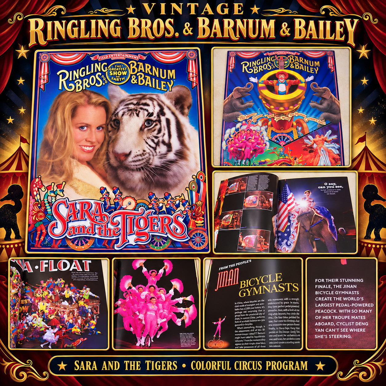 Ringling Bros Barnum Bailey Sara & The Tigers 2000 Circus Program Magazine Ringling Bros Barnum Bailey Sara & The Tigers 2000 Circus Program Magazine