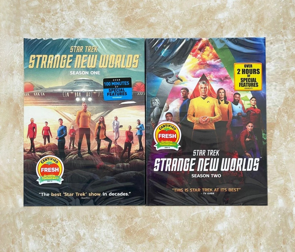 Star Trek Strange New Worlds Season 1 & 2 DVD,8-Disc Star Trek Strange New Worlds Season 1 & 2 DVD,8-Disc