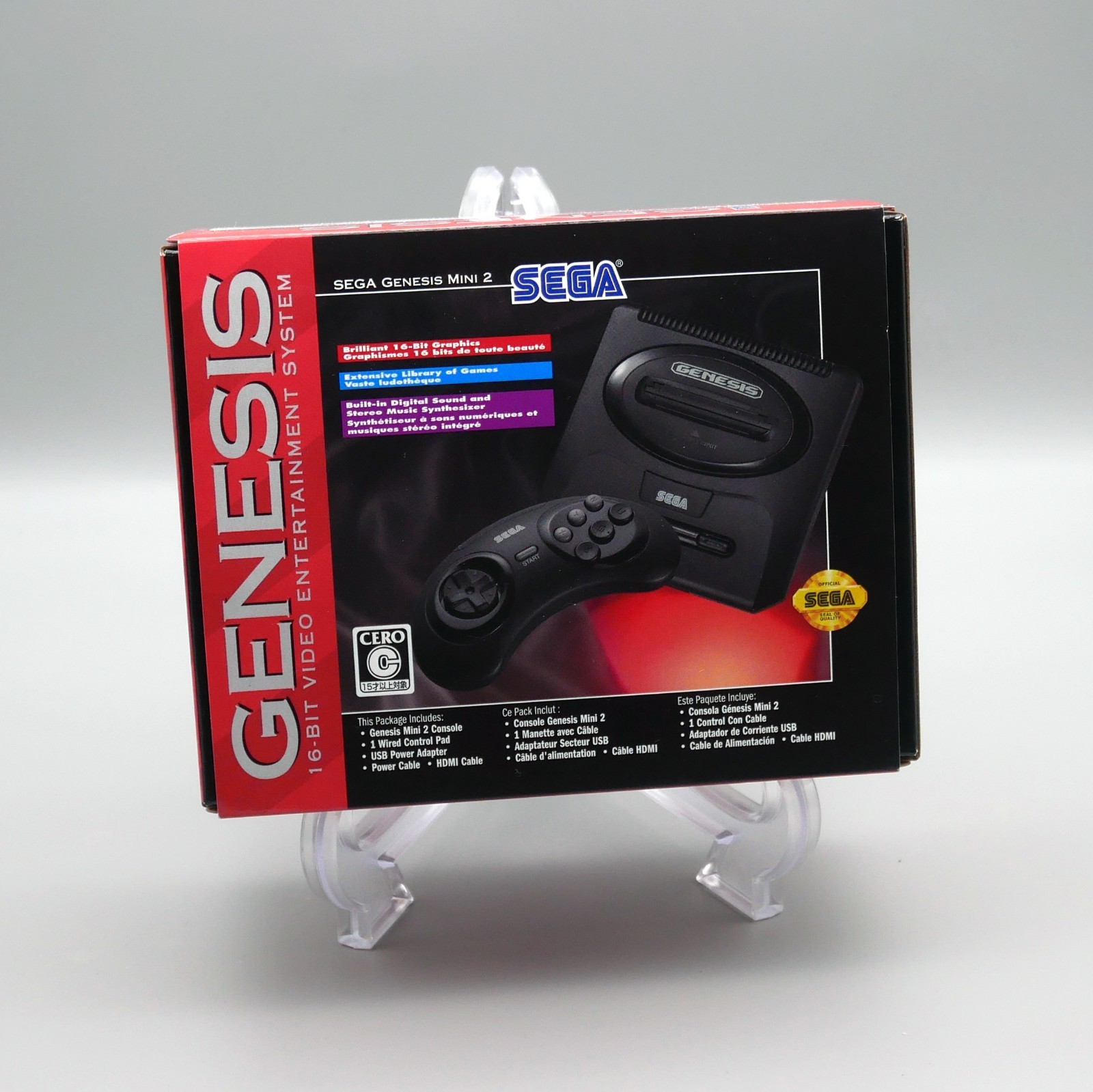 [ GEN ] NEW / UNOPENED - SEGA GENESIS 2 MINI - Japan Retailer Exclusive - RARE